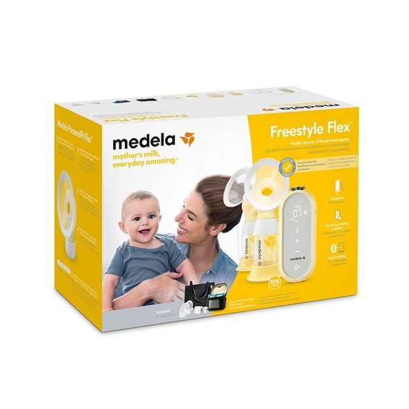 MEDELA ODSÁVAČKA MLÉKA ELEKTRICKÁ DOUBLE FREESTYLE FLEX™ - ODSÁVAČKY MATEŘSKÉHO MLÉKA - KRMENÍ