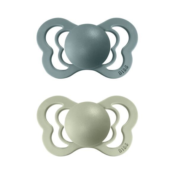 BIBS COUTURE ORTODONTICKÝ DUDLÍK Z PŘÍRODNÍHO KAUČUKU 2KS VEL.2 - ŠIDÍTKA A DOPLŇKY - KRMENÍ