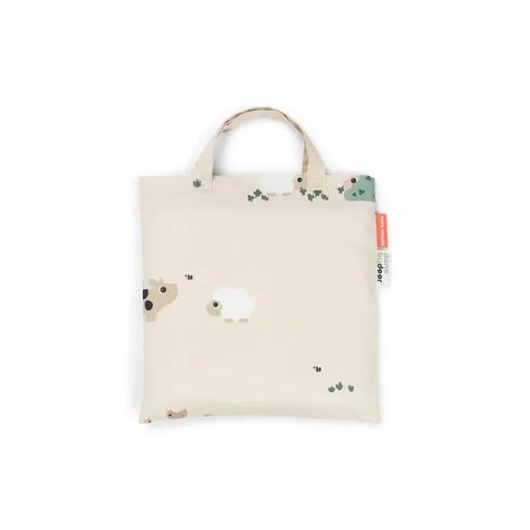 DONE BY DEER POVLEČENÍ TINY FARM BABY - PÍSKOVÉ - POVLEČENÍ DO POSTÝLKY - SPINKÁNÍ