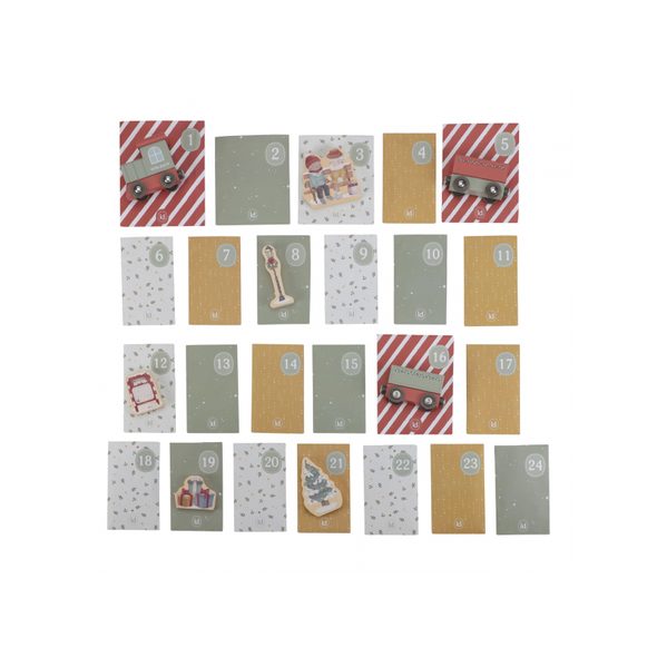 LITTLE DUTCH ADVENTNÍ KALENDÁŘ VLAKOVÉ NÁDRAŽÍ - LITTLE DUTCH - PRO DĚTI