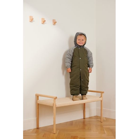 LEOKID ZIMNÍ KOMBINÉZA COLOR BLOCK GREEN SCAPE VEL. 18 - 24 MĚSÍCŮ (VEL. 86) - ZIMNÍ KOMBINÉZY - PRO DĚTI