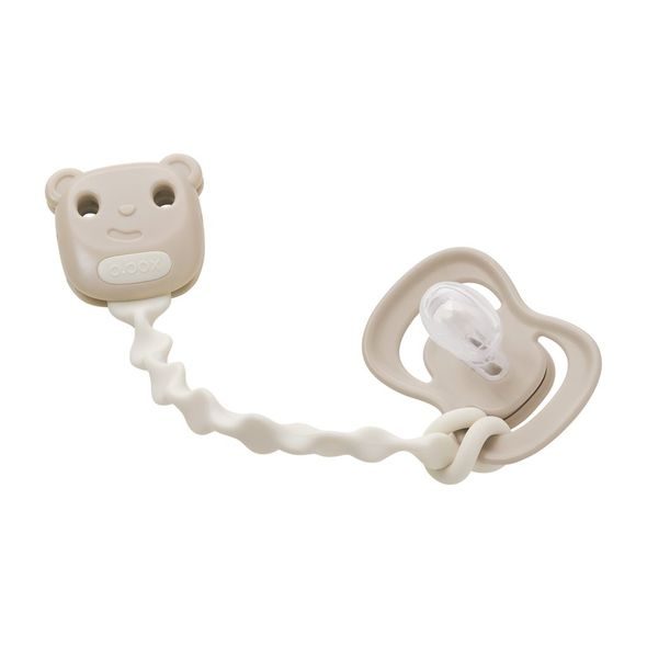 B.BOX SILIKONOVÝ KLIP NA DUDLÍK, 2 KS - BLUSH/VANILLA - ŠIDÍTKA A DOPLŇKY - KRMENÍ