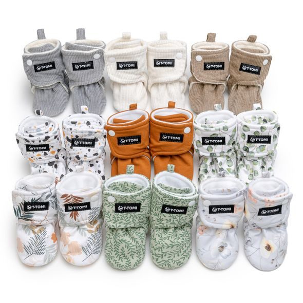 T-TOMI ZATEPLENÉ CAPÁČKY GREY - KOJENECKÉ CAPÁČKY - PRO DĚTI