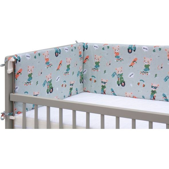 SCARLETT MANTINEL DO POSTÝLKY 4DÍLNÝ PEKO TYRKYSOVÁ 180X30CM - MANTINELY - SPINKÁNÍ