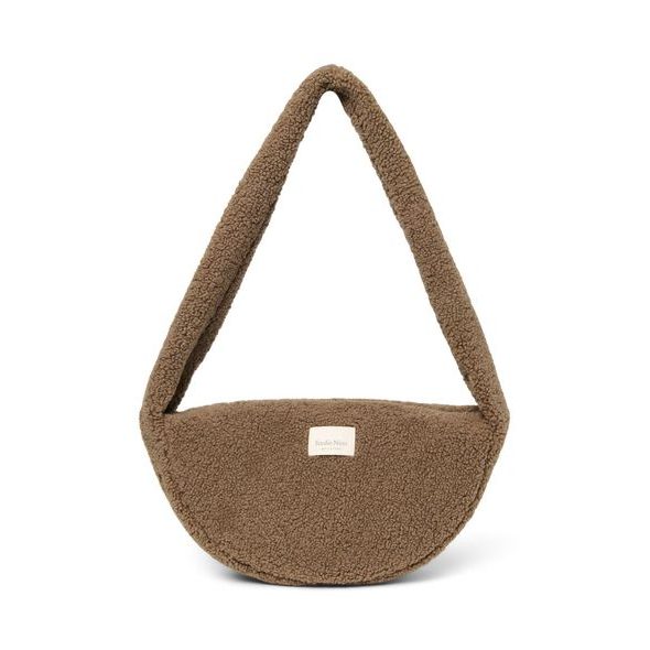 STUDIO NOOS TEDDY MINI CROSS BODY BAG BROWN - ORGANIZÉRY A KOŠÍKY - KOČÁRKY A PŘÍSLUŠENSTVÍ
