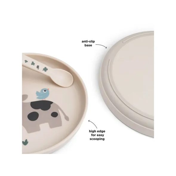 DONE BY DEER FOODIE TALÍŘ TINY FARM - MISKY, TALÍŘKY A PODLOŽKY - KRMENÍ