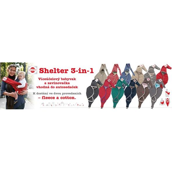 LODGER SHELTER MULTIFUNKČNÍ NOSÍTKO - KLOKANKY A ŠÁTKY - NOŠENÍ & SPORT