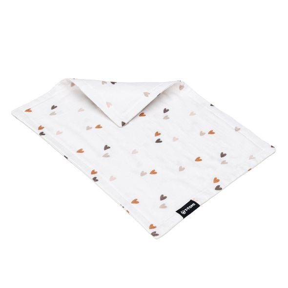 T-TOMI MUŠELÍNOVÁ PLENA POD HLAVIČKU LOVE - LÁTKOVÉ PLENY ALL IN ONE - PŘEBALOVÁNÍ