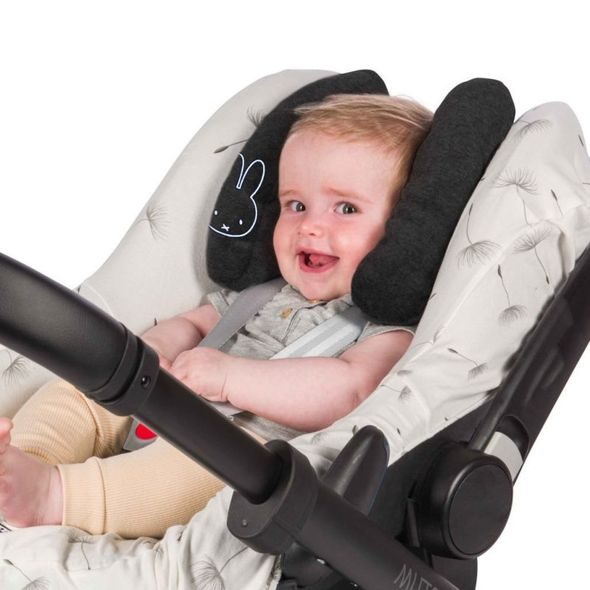 DOOKY PODHLAVNÍČEK HEAD SUPPORT PILLOW DARK GREY MIFFY - VLOŽKY A LÍMCE - AUTOSEDAČKY A PŘÍSLUŠENSTVÍ