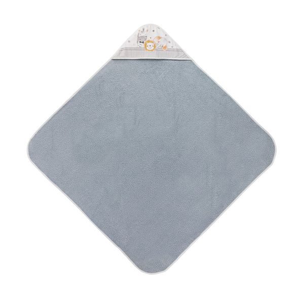 INTERBABY OSUŠKA FROTÉ SAFARI ŠEDÁ - OSUŠKY A DĚTSKÉ ŽUPANY - KOUPÁNÍ A ZDRAVÍ