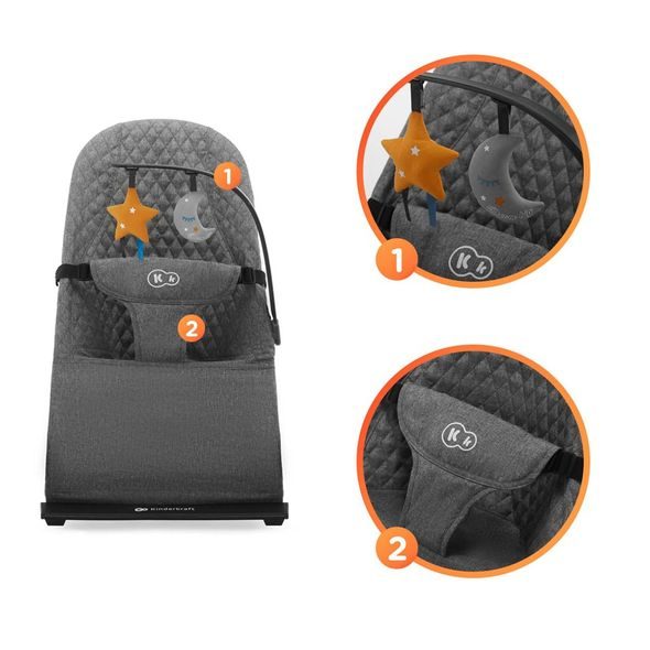 KINDERKRAFT LEHÁTKO HOUPACÍ MIMI - LEHÁTKA A HOUPADLA - SPINKÁNÍ