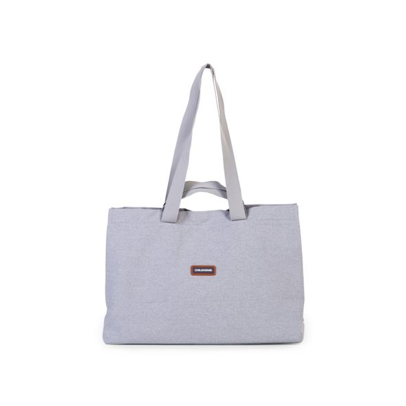 CHILDHOME CESTOVNÍ TAŠKA GRANDPA CANVAS GREY - PŘEBALOVACÍ TAŠKY - KOČÁRKY A PŘÍSLUŠENSTVÍ