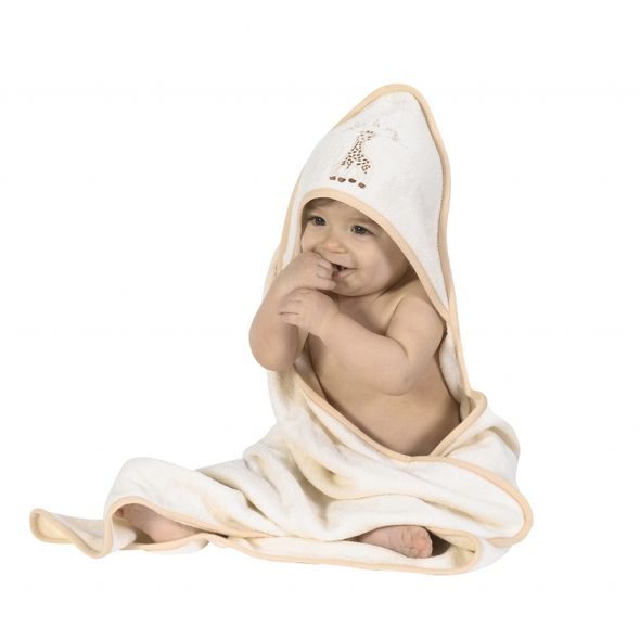 VULLI OSUŠKA S KAPUCÍ SO 'PURE, 75X75 CM 100% ORGANICKÁ BAVLNA - OSUŠKY A DĚTSKÉ ŽUPANY - KOUPÁNÍ A ZDRAVÍ