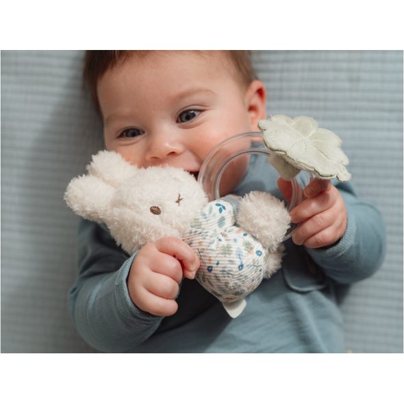 LITTLE DUTCH CHRASTÍTKO S KORÁLKY KRÁLÍČEK MIFFY LUCKY LEAVES - MIFFY - PRO DĚTI