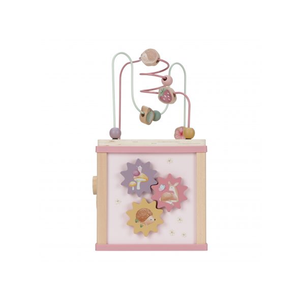 LITTLE DUTCH KOSTKA S AKTIVITAMI DŘEVĚNÁ FAIRY GARDEN - KOSTKY - PRO DĚTI