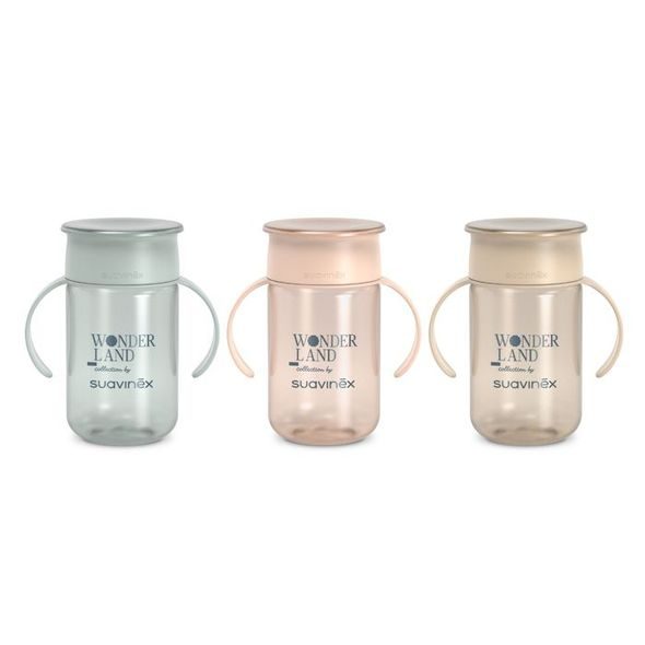 SUAVINEX SUAVINEX | 360° HRNÍČEK NA UČENÍ 340 ML WONDERLAND - DĚTSKÉ HRNEČKY - KRMENÍ