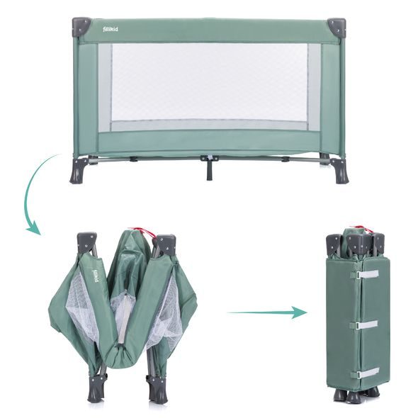 FILLIKID CESTOVNÍ POSTÝLKA VALENCIA GREEN - CESTOVNÍ POSTÝLKY - SPINKÁNÍ