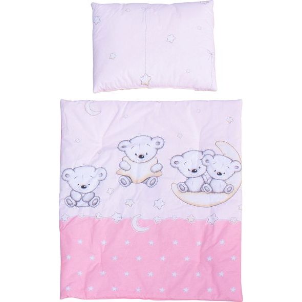 SCARLETT SET PEŘINKA A POLŠTAŘ DO KOČÁRKU SCARLETT TORO RŮŽOVÁ - VYBAVENÍ HLUBOKÉ KORBY - KOČÁRKY A PŘÍSLUŠENSTVÍ