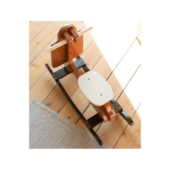 CHILDHOME HOUPACÍ SKÚTR DŘEVĚNÝ RUST BLACK - HOUPADLA - PRO DĚTI