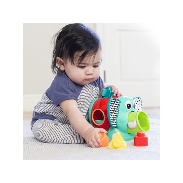 INFANTINO SLON JUMBO S VKLÁDACÍMI TVARY - VKLÁDÁNÍ TVARŮ - PRO DĚTI