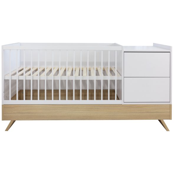 KOMBI POSTÝLKA FAKTUM SIENNA 3V1 WHITE 70X - DŘEVĚNÉ POSTÝLKY - SPINKÁNÍ