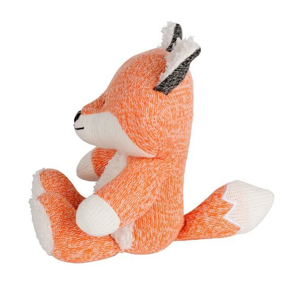 FLOW HRAČKA S TLUKOTEM SRDCE ROBIN THE FOX ORANGE - USÍNÁČCI ŠUMÍCÍ / S TLUKOTEM - PRO DĚTI