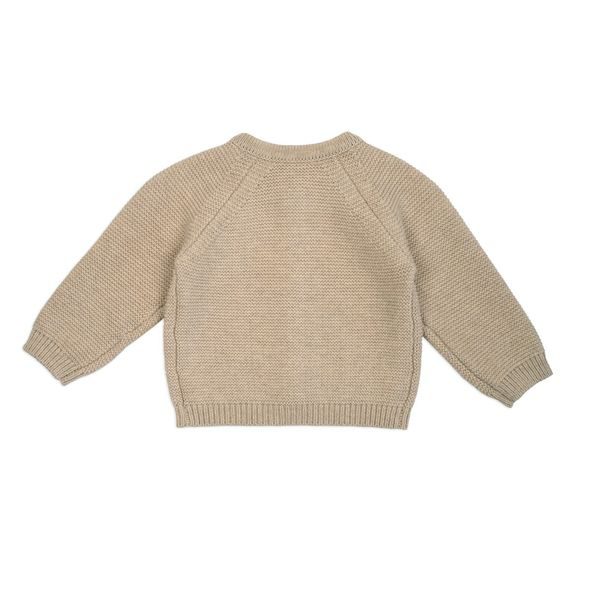 LODGER PLETENÝ SVETŘÍK MERINO BEIGE VEL. 68 - KABÁTKY, MIKINKY - PRO DĚTI