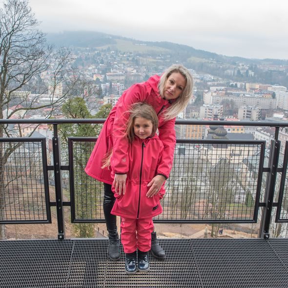 ESITO DÍVČÍ PARKA ELEGA PINK - RŮŽOVÁ / 86 - KABÁTKY, MIKINKY - PRO DĚTI