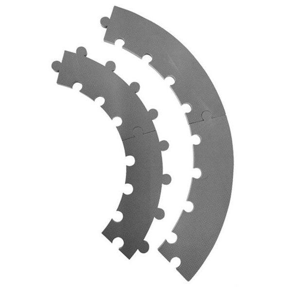 BABYDAN KULATÁ HRACÍ PODLOŽKA PUZZLE/DRÁHA GREY 110CM - HRACÍ PODLOŽKY NA ZEM - SPINKÁNÍ