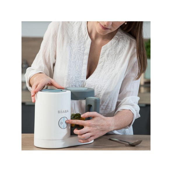 BEABA PARNÍ VAŘIČ + MIXÉR BABYCOOK NEO GREY WHITE - KUCHYŇSKÉ PŘÍSTROJE - KRMENÍ