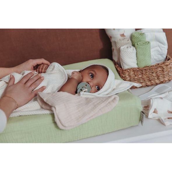 MEYCO SADA ŽÍNEK POPCORN 6KS (30X30) - NATURAL/SOFT OLIVE - ŽÍNKY A HOUBIČKY - KOUPÁNÍ A ZDRAVÍ