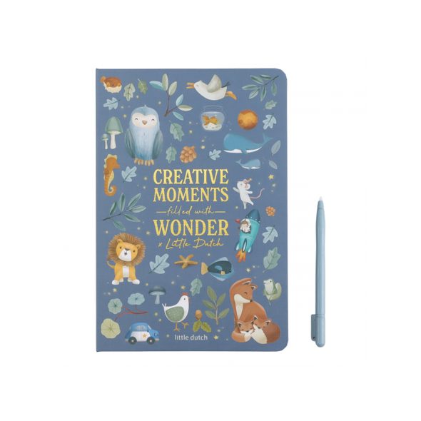 LITTLE DUTCH KRESLICÍ TABLET BLUE FOREST FRIENDS - FOREST FRIENDS - PRO DĚTI