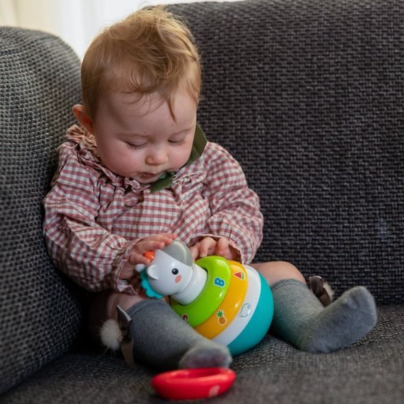 BO JUNGLE PLASTOVÁ HRAČKA B-ROLLY POLLY UNICORN - STOHOVACÍ HRAČKY - PRO DĚTI