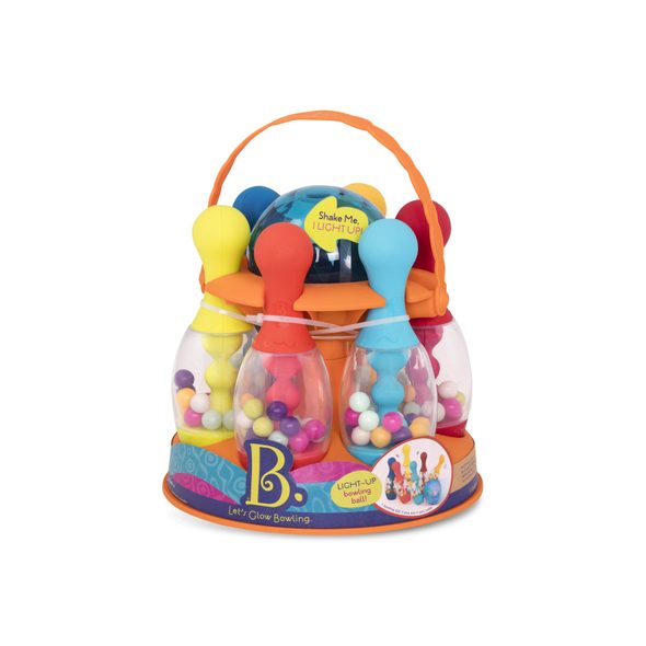B-TOYS BOWLING SADA SE SVÍTÍCÍ KOULÍ - AKTIVNÍ HRAČKY - PRO DĚTI