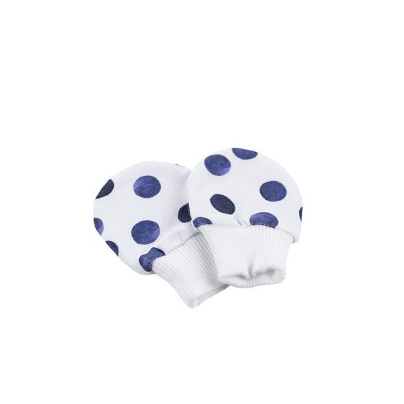 ENIE BABY NOVOROZENECKÉ RUKAVIČKY VEL. 50-56 BLUE CIRCLE - RUKAVIČKY, ŠÁTKY, NÁKRČNÍKY - PRO DĚTI