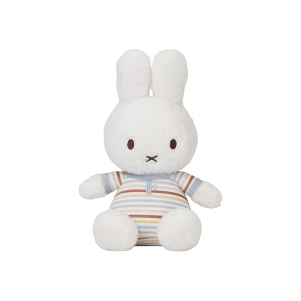 LITTLE DUTCH KRÁLÍČEK MIFFY PLYŠOVÝ VINTAGE PROUŽKY 25 CM - PLYŠOVÁ ZVÍŘATA - PRO DĚTI