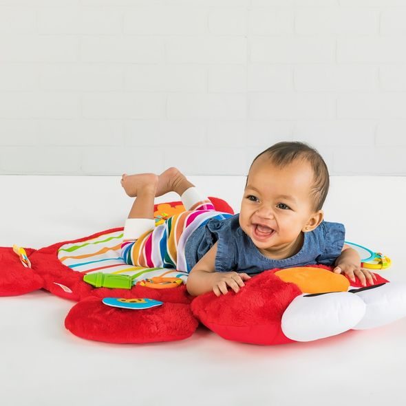 BRIGHT STARTS DEKA NA HRANÍ TUMMY-TIME ELMO™ 0M+ - HRACÍ DEKY - PRO DĚTI