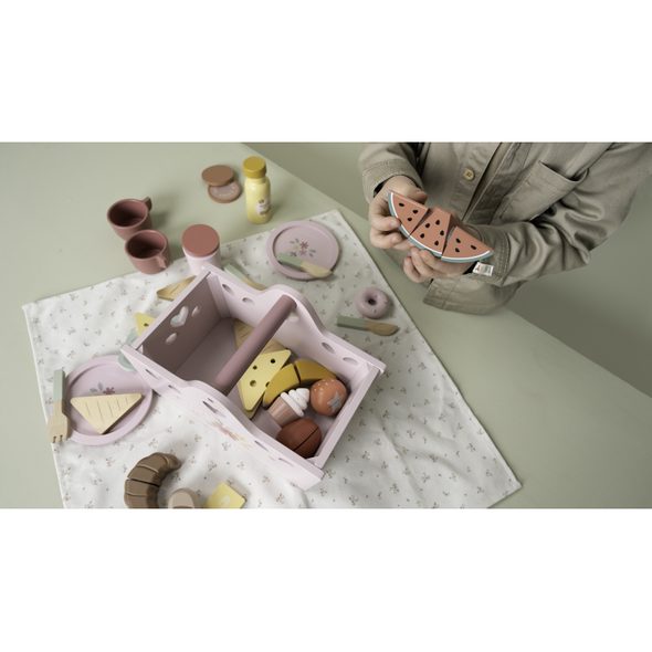 LITTLE DUTCH SADA NA PIKNIK DŘEVĚNÁ - DŘEVĚNÉ HRAČKY - PRO DĚTI