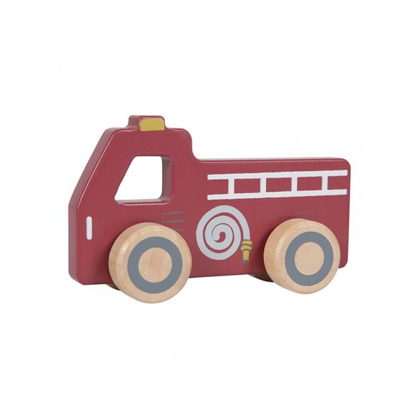 LITTLE DUTCH ZÁCHRANÁŘSKÁ SADA AUTÍČEK DŘEVĚNÁ 3 KS - AUTÍČKA A JEZDÍCÍ - PRO DĚTI