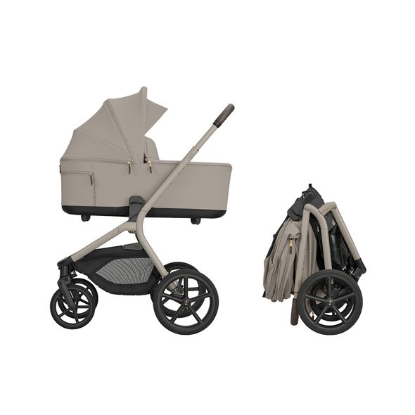 KIKKABOO KOČÁREK 2V1 GOYA PLATINUM CHAMPAGNE - DVOJKOMBINACE - KOČÁRKY A PŘÍSLUŠENSTVÍ