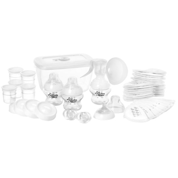 TOMMEE TIPPEE STARTOVACÍ SADA C2N S ODSÁVAČKOU - ODSÁVAČKY MATEŘSKÉHO MLÉKA - KRMENÍ