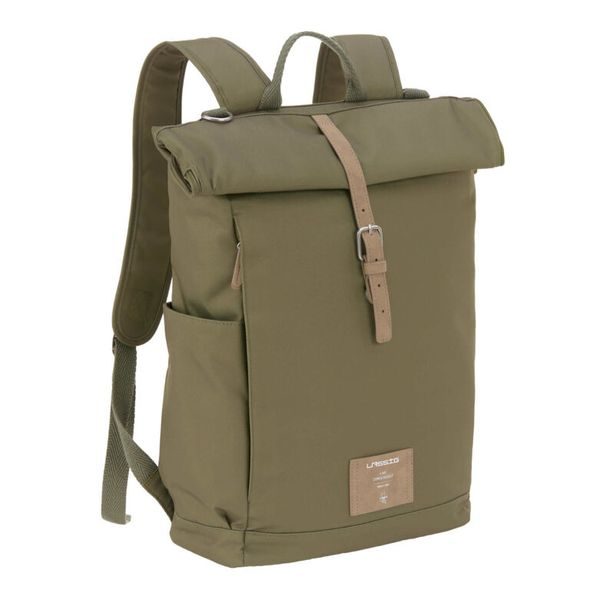 LÄSSIG GREEN LABEL ROLLTOP BACKPACK OLIVE - PŘEBALOVACÍ BATOHY - KOČÍKY A PRÍSLUŠENSTVO