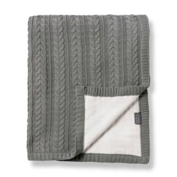 VINTER & BLOOM DEKA COTTON CUDDLY MISTY GREY - DĚTSKÉ DEKY PRO MIMINKA - SPINKÁNÍ