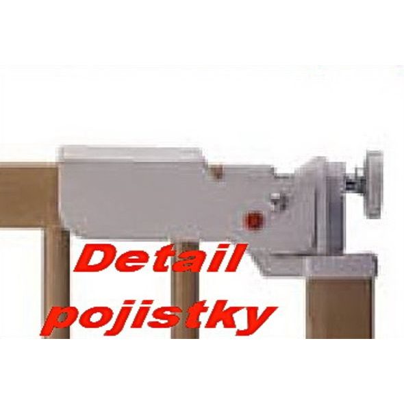 H3 DŘEVĚNÁ OCHRANA SCHODIŠTĚ NEVADA/MUSTANG (ZÁBRANA DO DVĚŘÍ 75-113 CM) - BEZPEČNOST DĚTÍ V DOMÁCNOSTI - KOUPÁNÍ A ZDRAVÍ