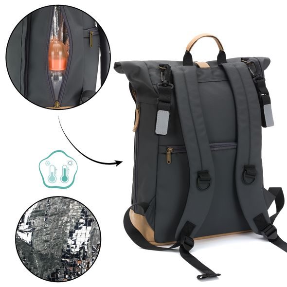 FILLIKID BATOH NA PLENY BERLIN GREY - PŘEBALOVACÍ BATOHY - KOČÁRKY A PŘÍSLUŠENSTVÍ