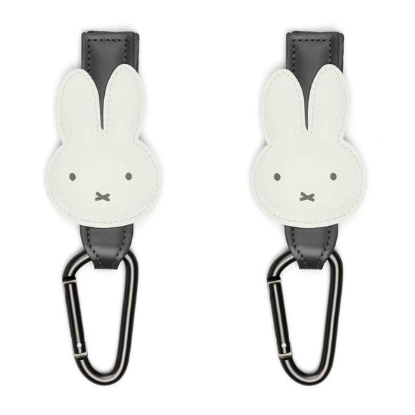 DOOKY HÁČKY BUGGY HOOK SMALL 2KS BLACK - HÁČKY, POPRUHY A KOLÍČKY - KOČÁRKY A PŘÍSLUŠENSTVÍ