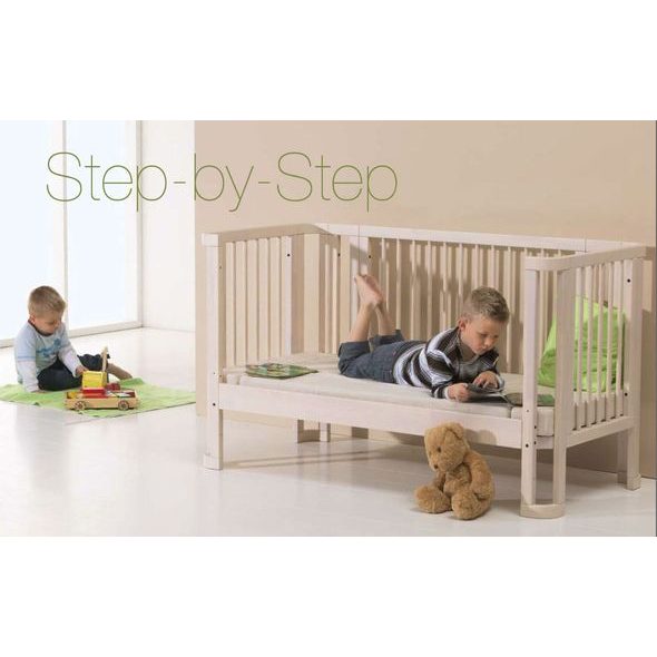 BABYDAN POSTÝLKA STEP-BY-STEP 60X120-150CM - DŘEVĚNÉ POSTÝLKY - SPINKÁNÍ