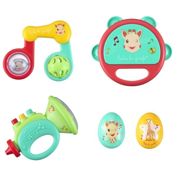 VULLI MŮJ PRVNÍ HUDEBNÍ SET ŽIRAFA SOPHIE - HRAČKY SE ZVUKY - PRO DĚTI