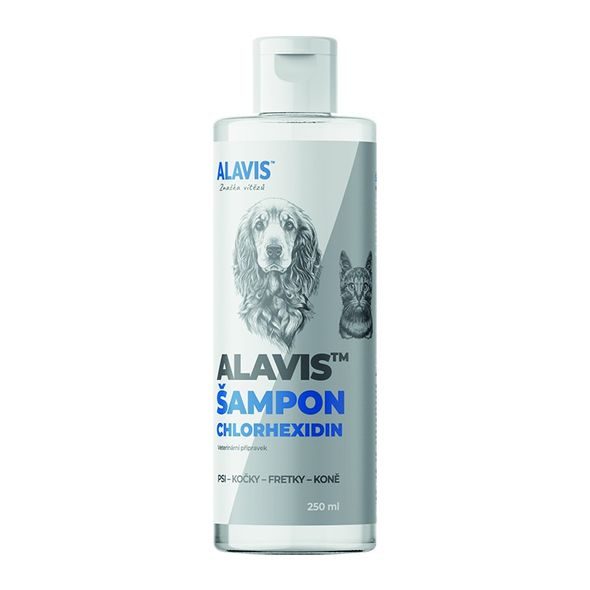 ALAVIS™ ŠAMPON CHLORHEXIDIN 250 ML - ŠAMPONY PRO PSY - CHOVATELSKÉ POTŘEBY MALVÍKZOO