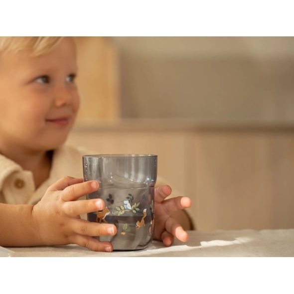 LITTLE DUTCH DĚTSKÁ JÍDELNÍ SADA 6-DÍLNÁ FOREST FRIENDS - MISKY, TALÍŘKY A PODLOŽKY - KRMENÍ